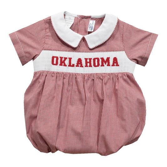 Vive La Fete Oklahoma Red Gingham Boy Bubble