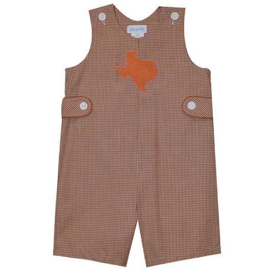 Texas Embroidered Gingham Jon Jon