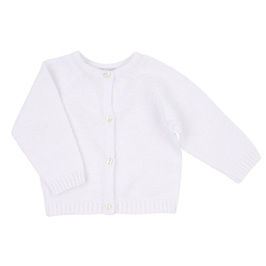 Magnolia Baby Essentials Knit Cardigan- White