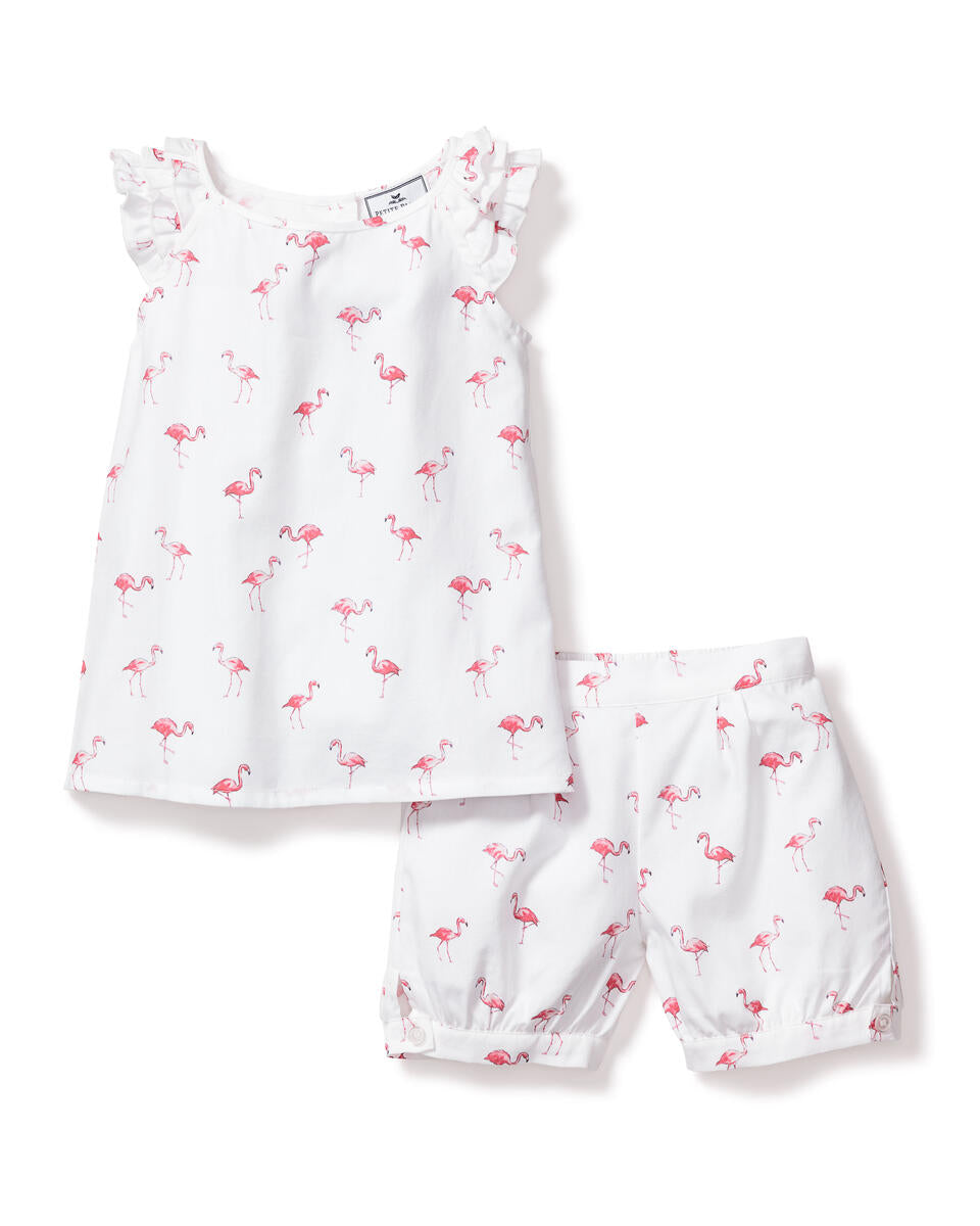 Petite Plume Flamingos Children's Amelie Short Set