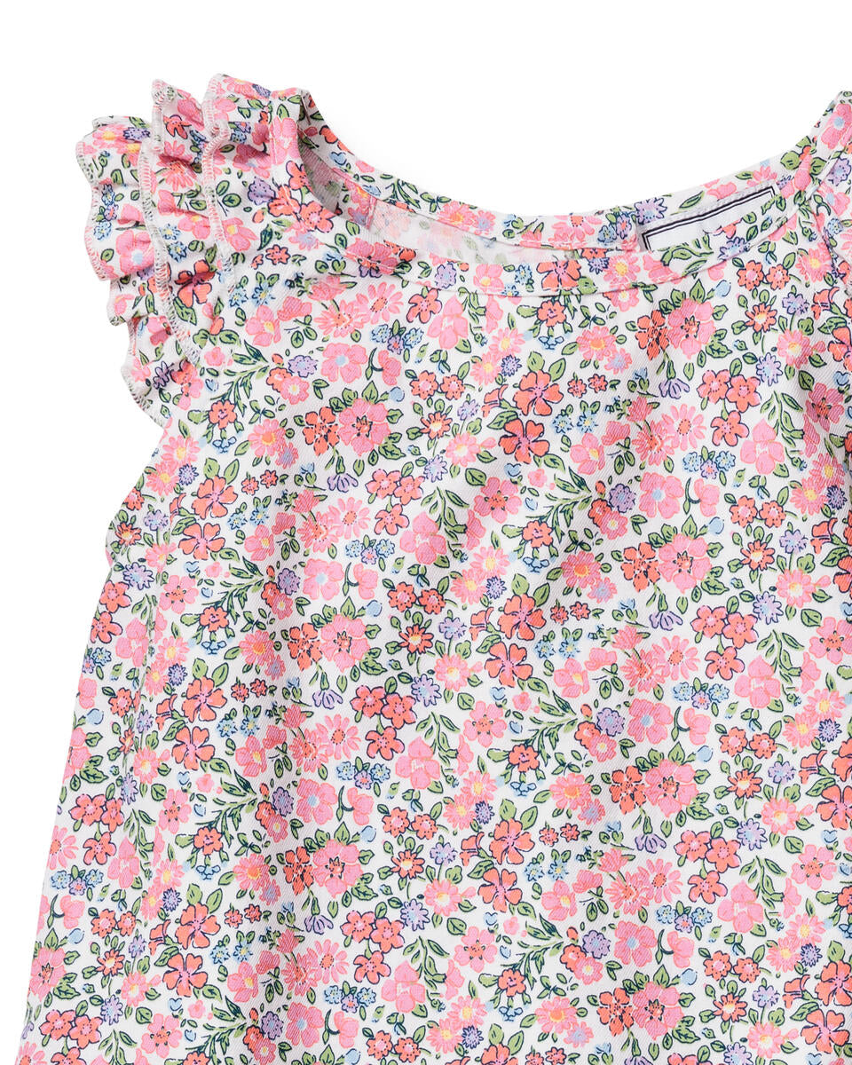 Petite Plume Fleurs de Rose Children's Amelie Short Set