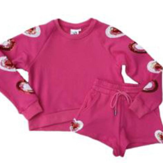 Queen of Sparkles Kid's Valentine's Day Heart Shorts
