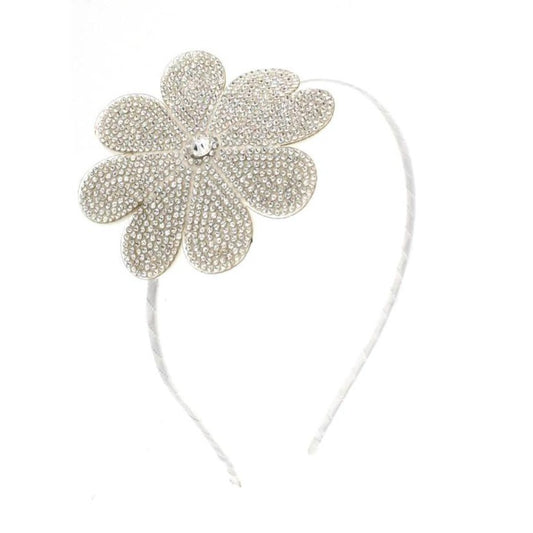 Bari Lynn Large Crystallized Flower Headband
