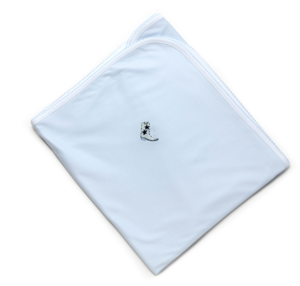 Milly Marie Baby Bow Cowboy Boot Blanket