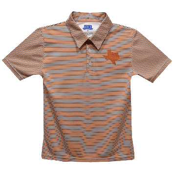 Vive La Fete Texas Embroidered Stripes Polo