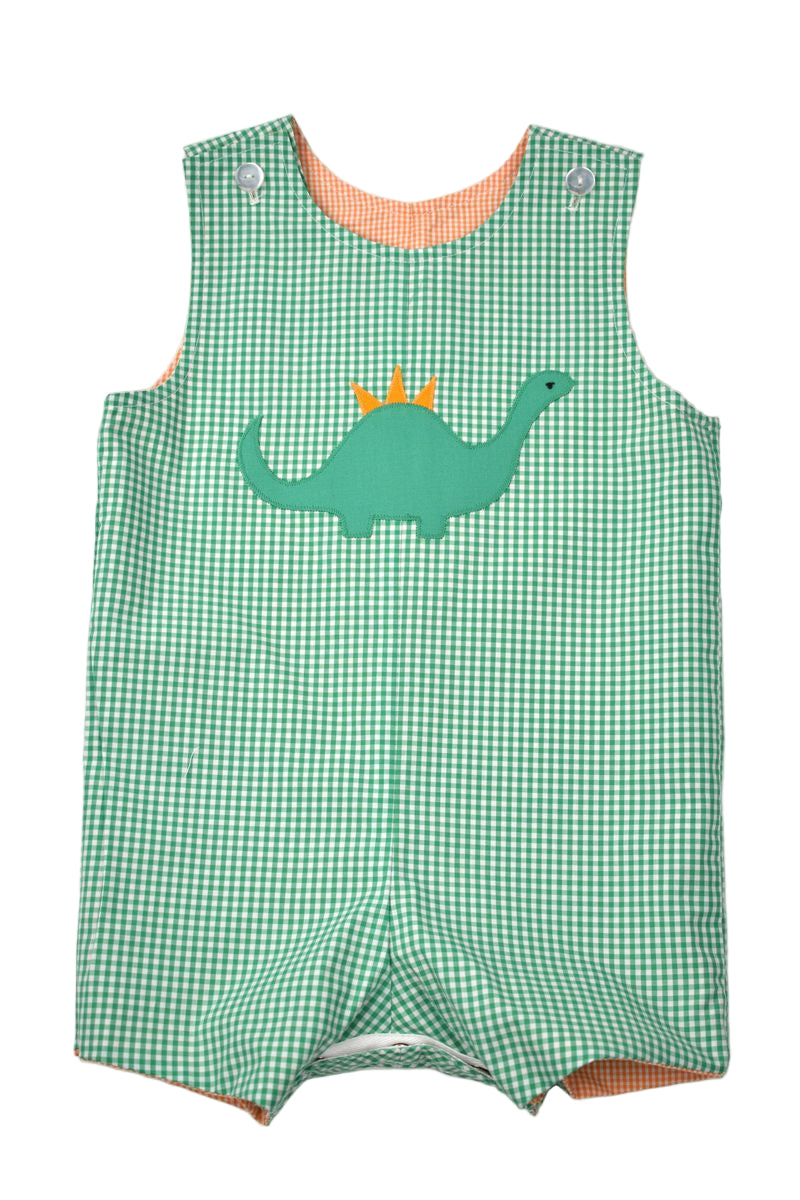 Pumpkins and Dino Reversible Shortall