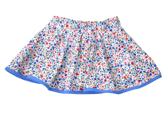 Funtasia Too Blue Floral Skort
