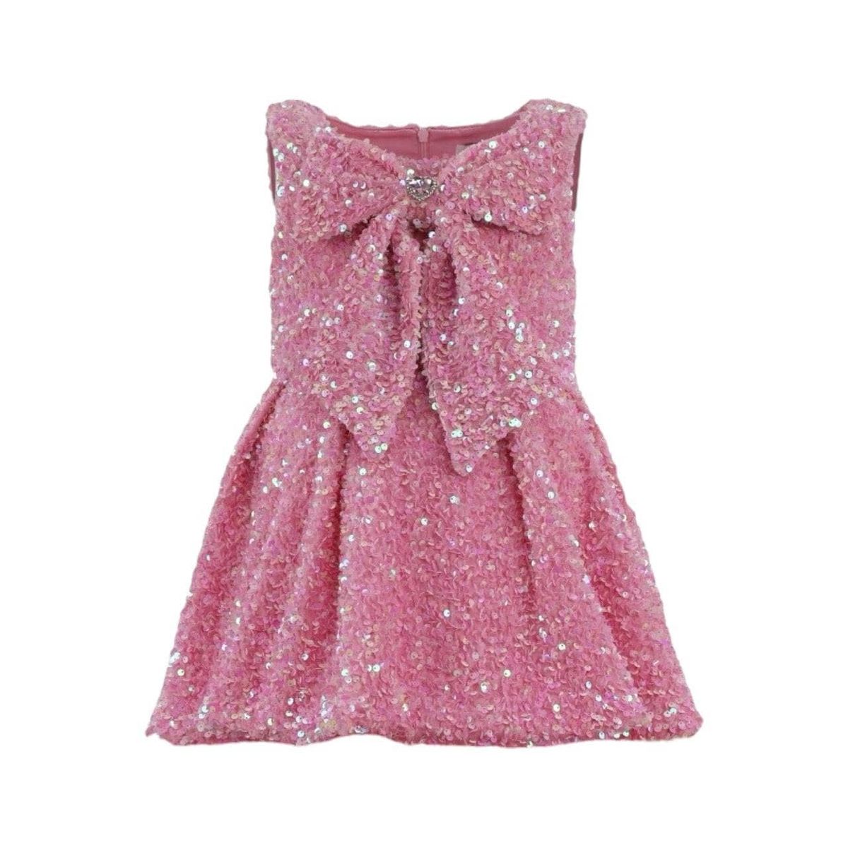 Lola and the Boys Pretty In Pink Bow Dress