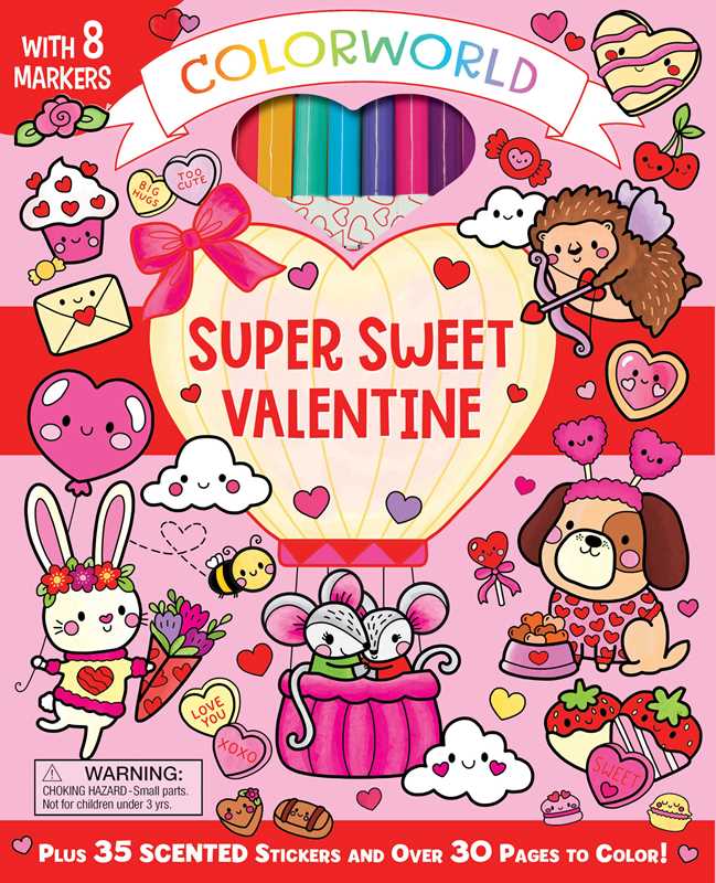 Simon & Schuster Colorworld: Super Sweet Valentine