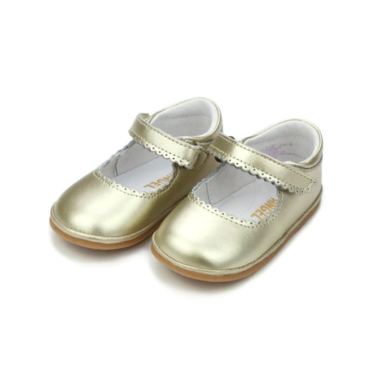 L'Amour Cara Scalloped Mary Jane- Baby