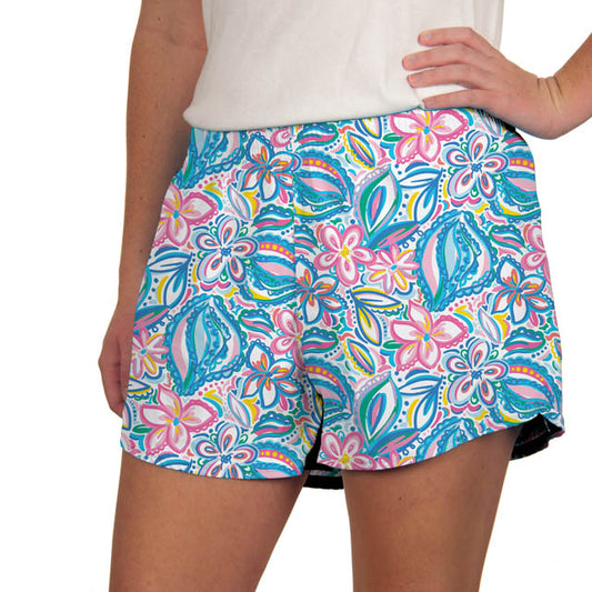 Azarhia Steph Athletic Shorts - Spring Blooms