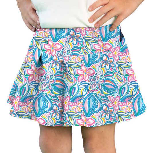 Azarhia Tennis Skort - Spring Blooms