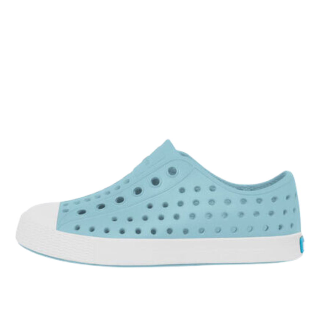 Native Kids' Classic Slip On Shoes - Sky Blue