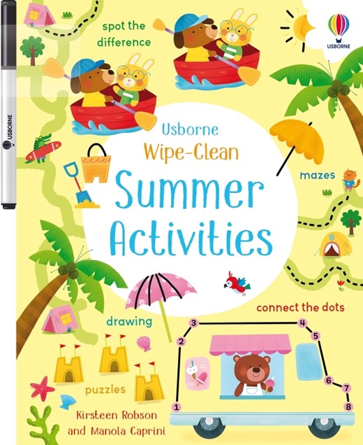 Usborne Wipe - Clean Summer Activities