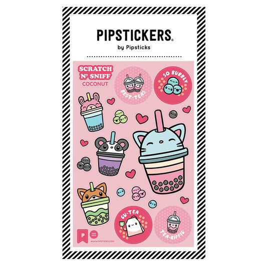 Pipstickers Bubbly Best-Teas Scratch n' Sniff 