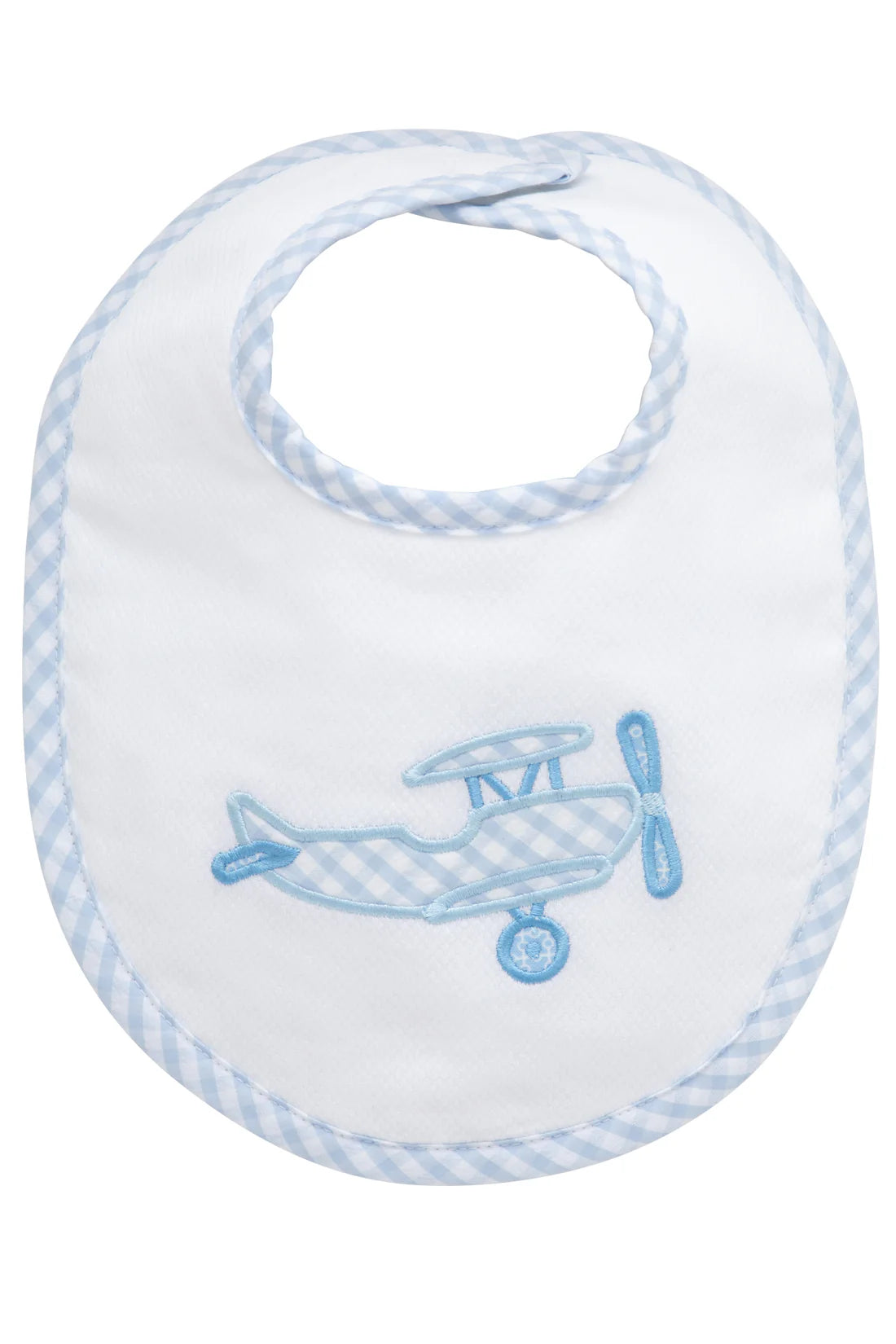 3 Marthas Applique Basic Bib- Airplane