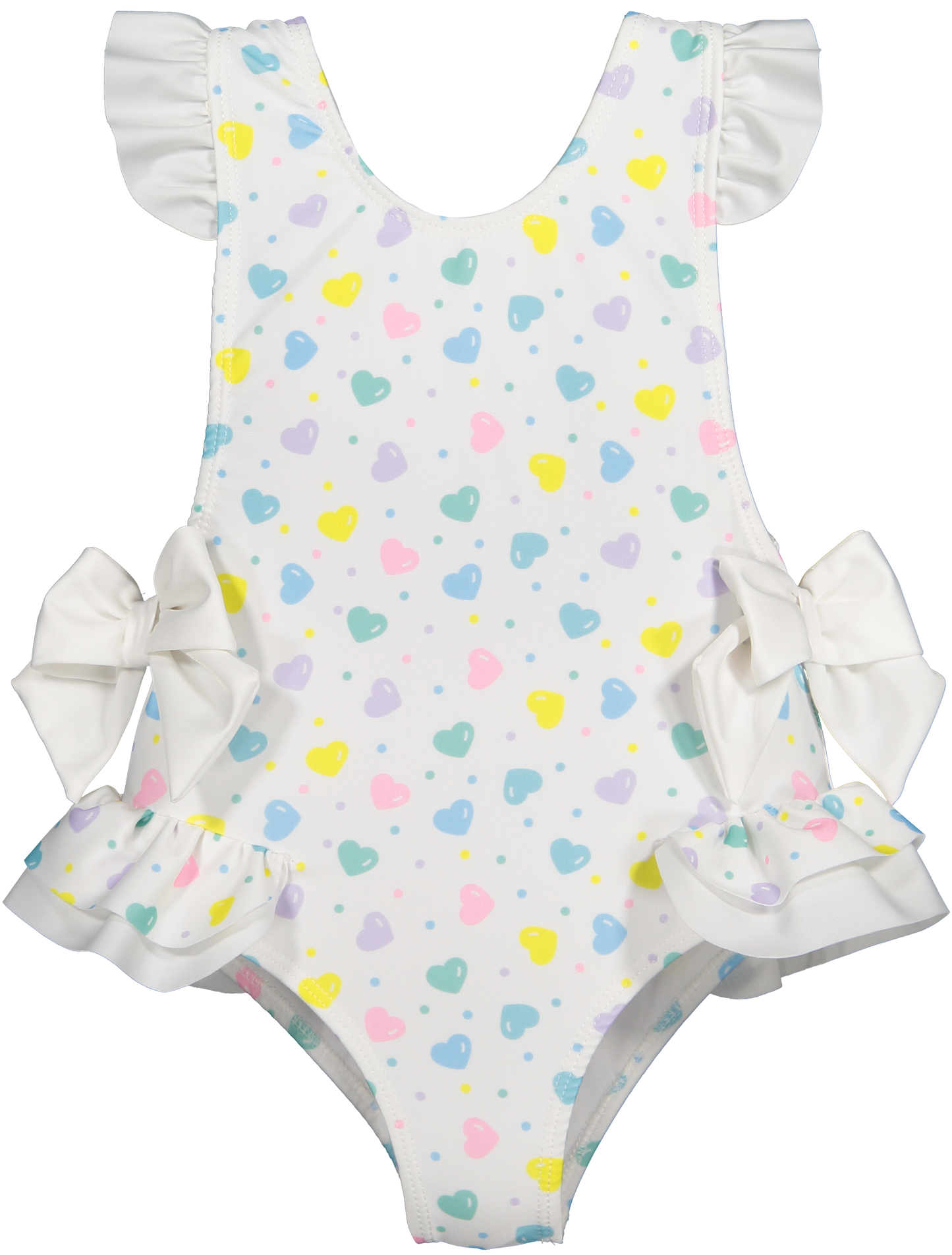 Sal and Pimenta Multicolor Hearts Swimsuit