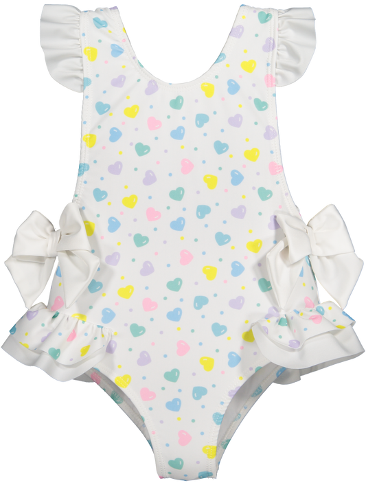 Sal and Pimenta Multicolor Hearts Swimsuit