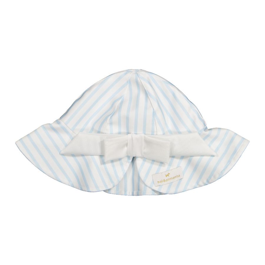 Stripes Blue Lycra Sunny Hat