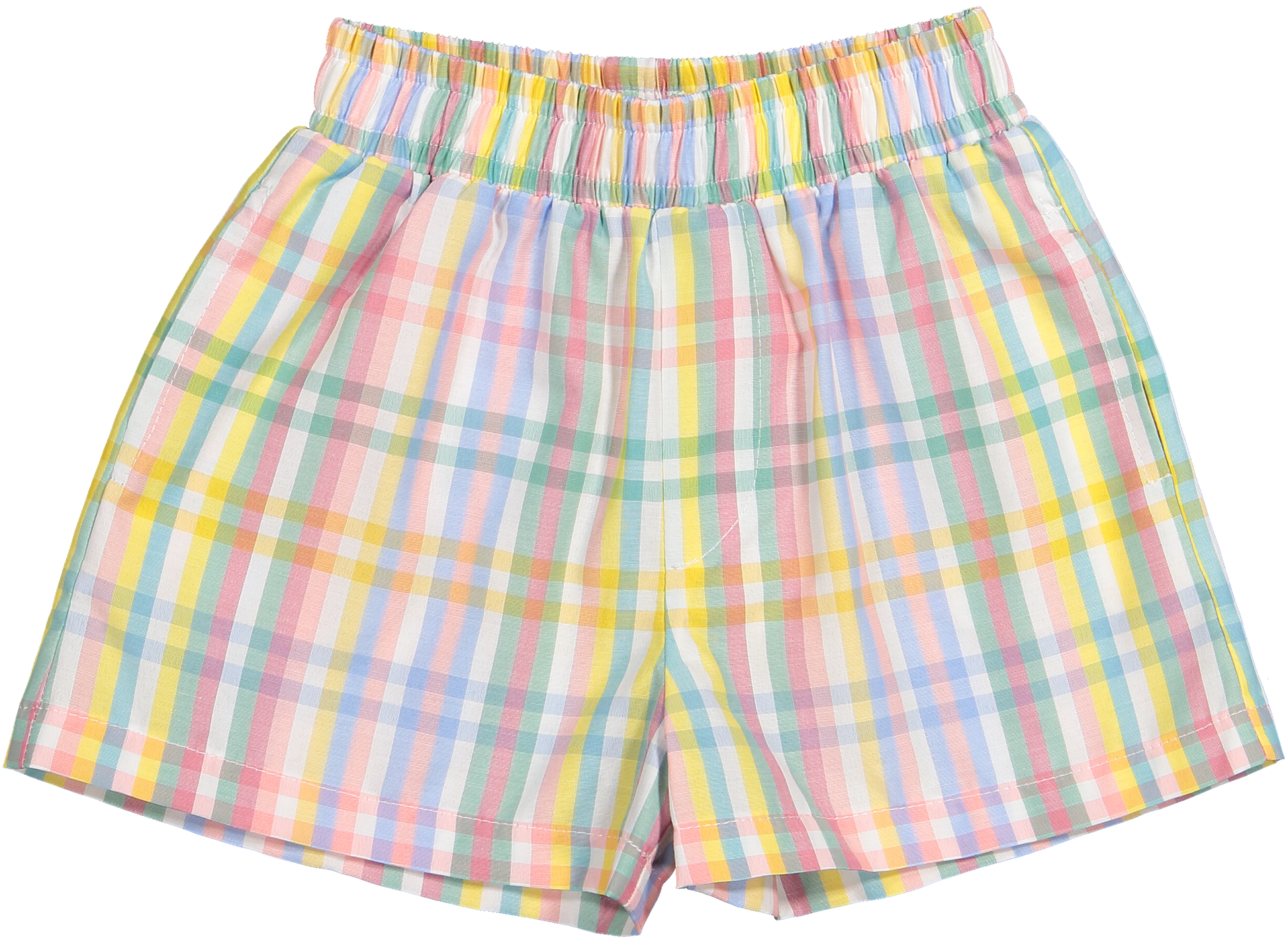 Sal and Pimenta Rainbow Gingham Boy Shorts