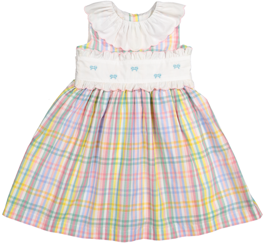 Rainbow Gingham Dress