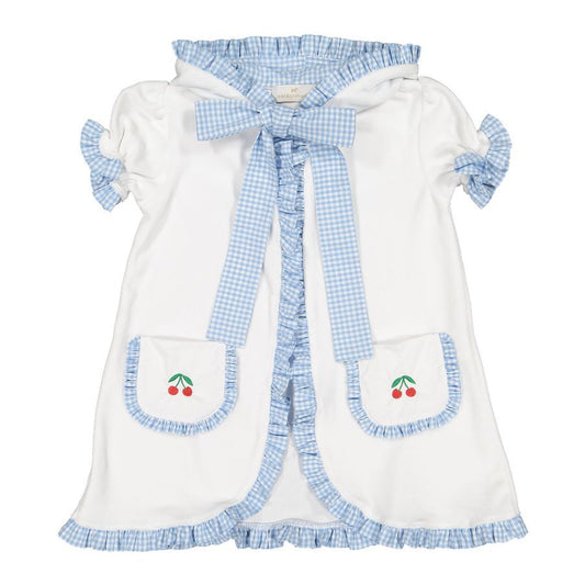 Gingham Mix Blue Coverup