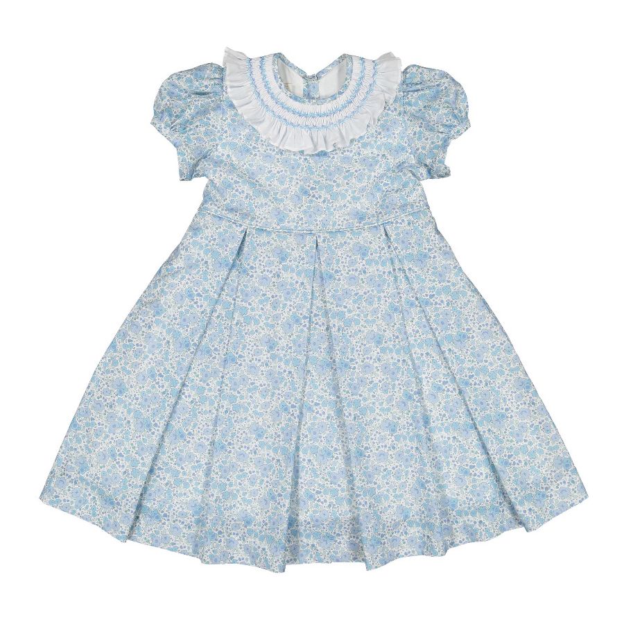 Sal and Pimenta Blue Ditsy Floral Dress