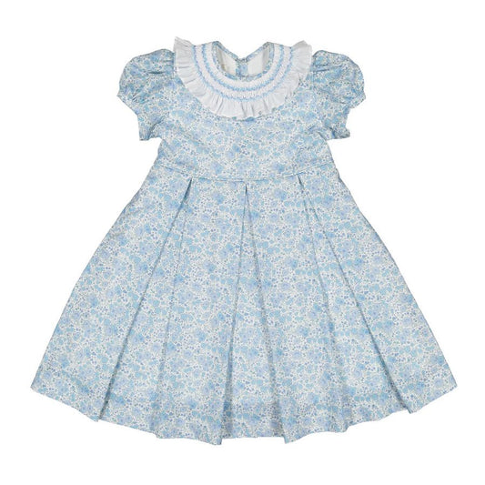 Sal and Pimenta Blue Ditsy Floral Dress