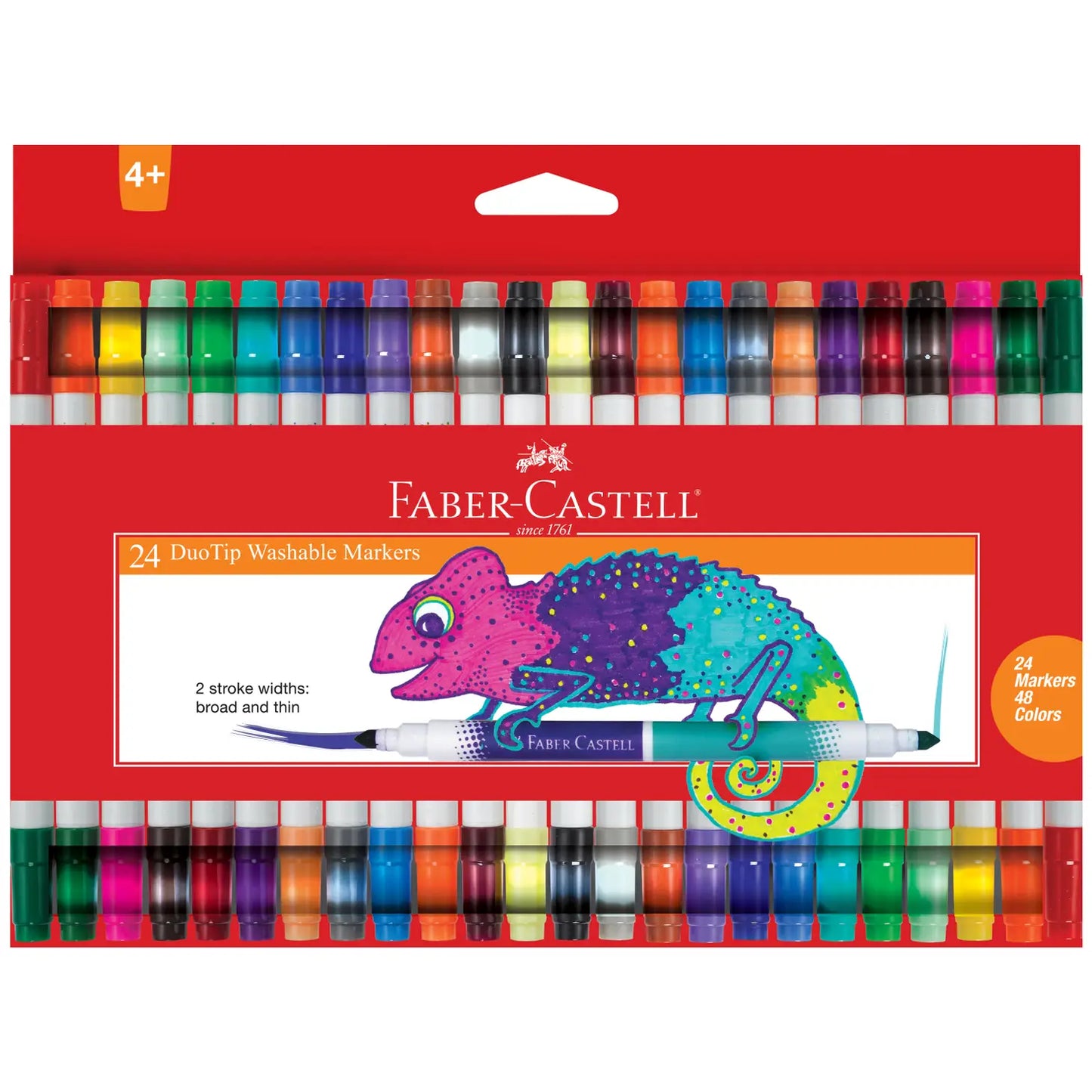 Faber-Castell 24 Duotip Washable Markers
