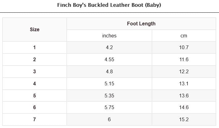 Baby Finch Boy's Buckled Leather Boot
