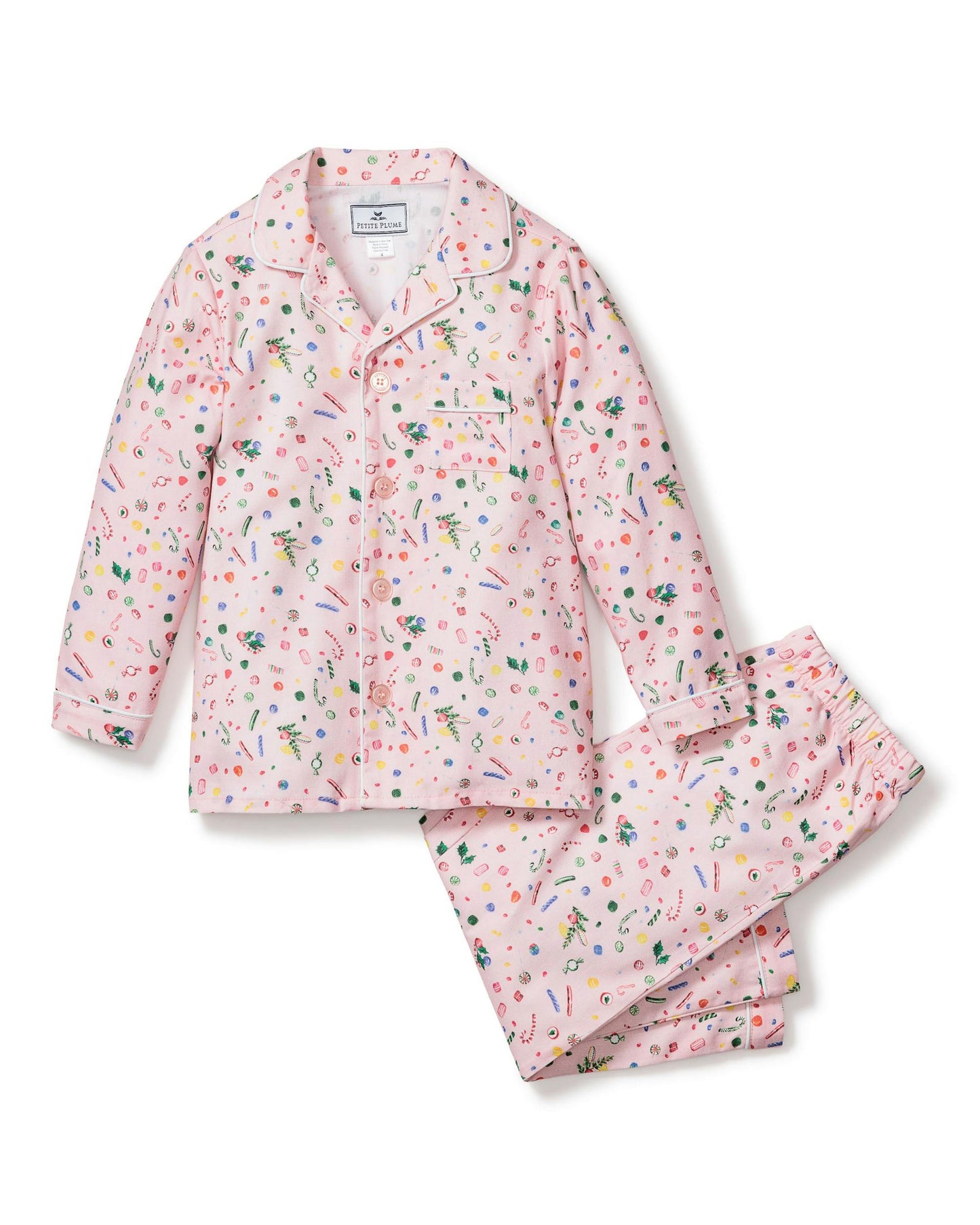 Petite Plume Vintage Sweets Kids Christmas Pajama Set