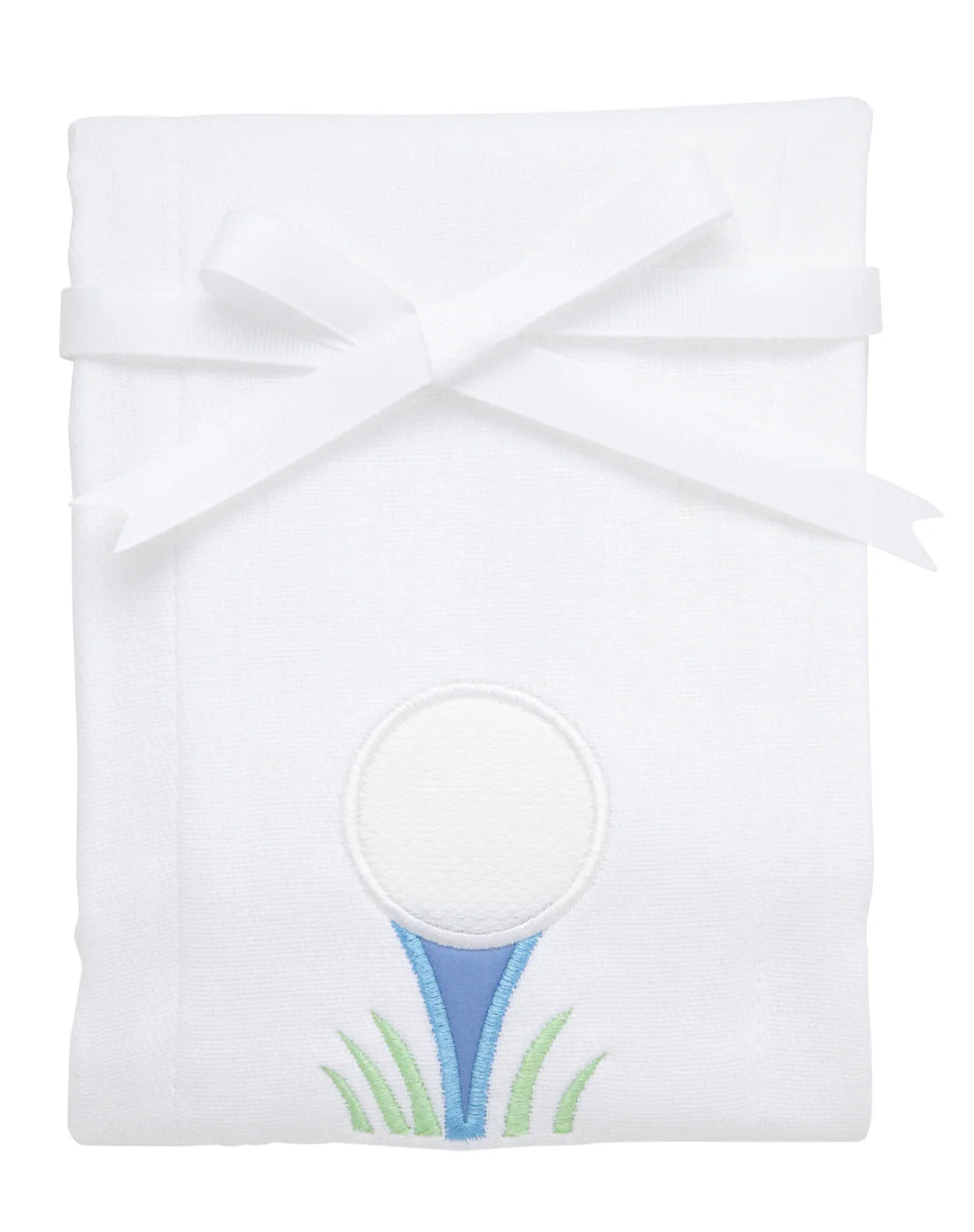 3 Marthas Golf Applique Burp Cloth