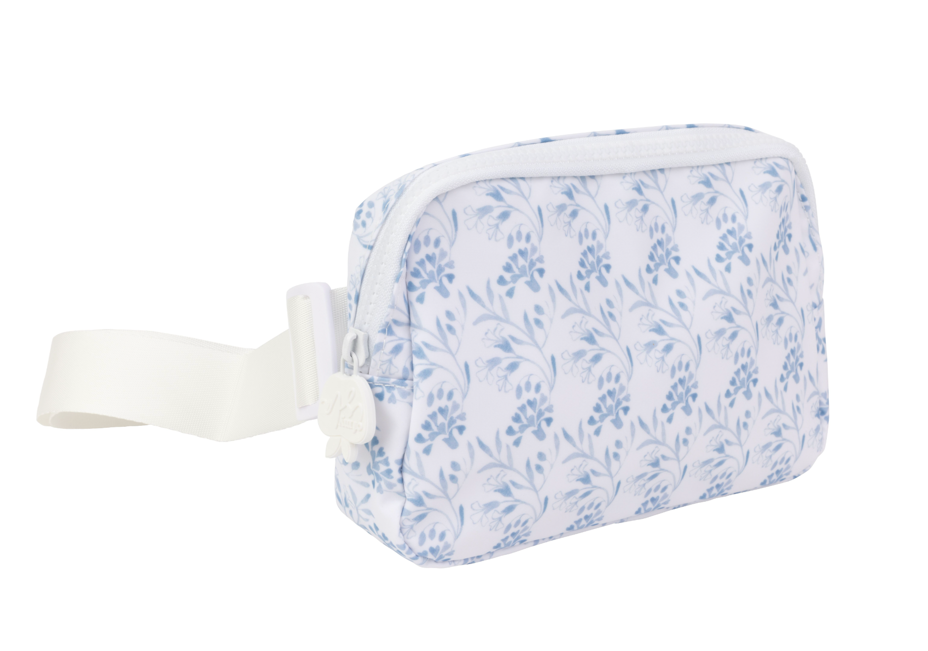 Apple of My Isla The Crossover Belt Bag- Navy Floral