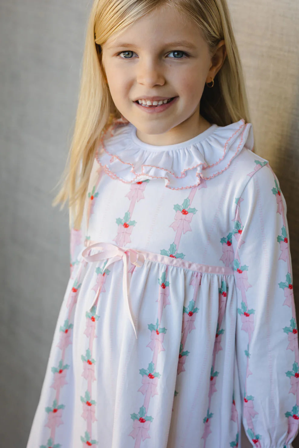 Pink Mistletoe Nightgown