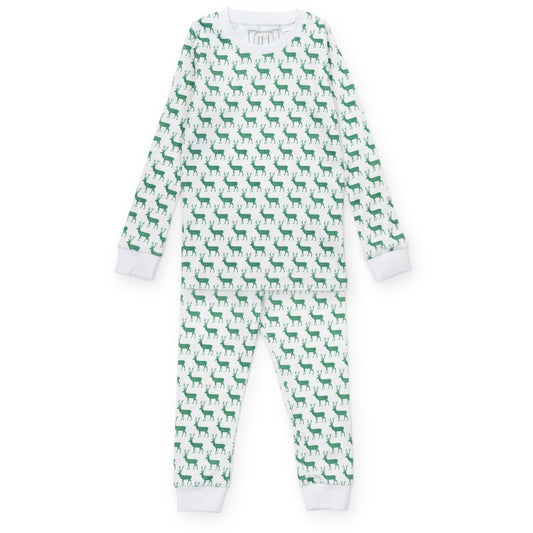 Lila and Hayes Grayson Boys' Pajama Pant Set - Woodland Deer