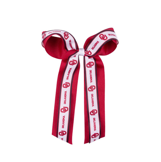 Large Grosgrain Overlay Streamer Bow- OU