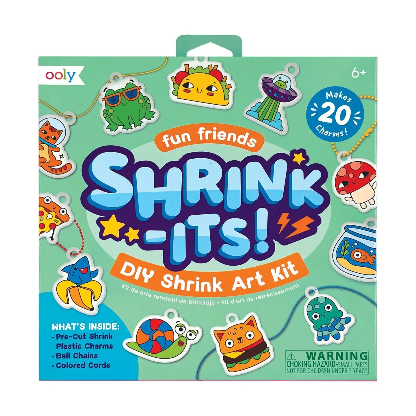 Shrink-Its! DIY Shrink Art Bracelet Kit- Fun Friends