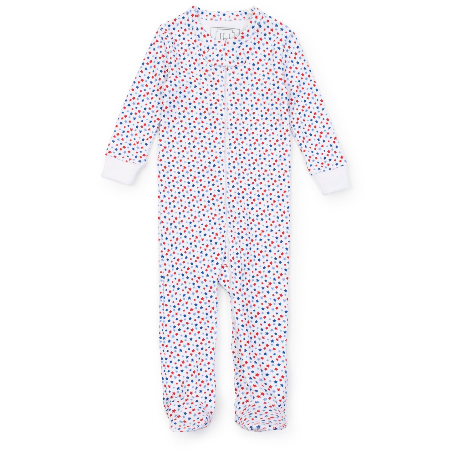 Lila and Hayes Parker Zipper Pajama - Star Spangled