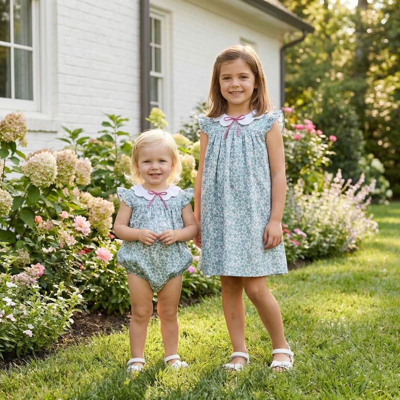 Liberty Turquoise Floral Bubble