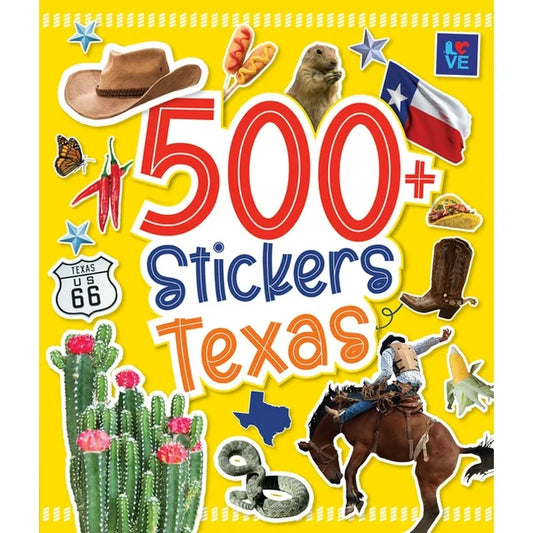 Sourcebooks 500 Stickers: Texas