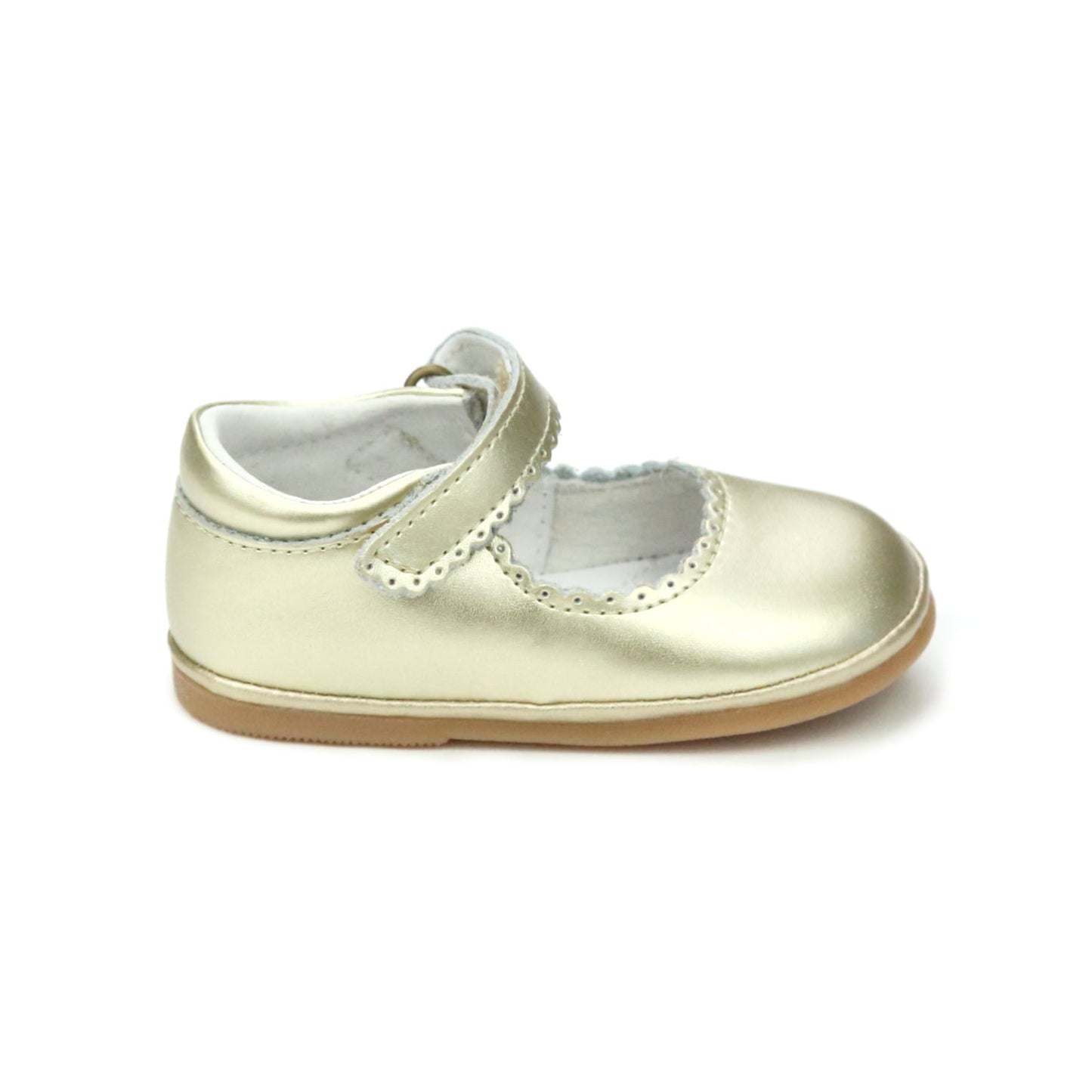 L'Amour Cara Scalloped Mary Jane- Baby