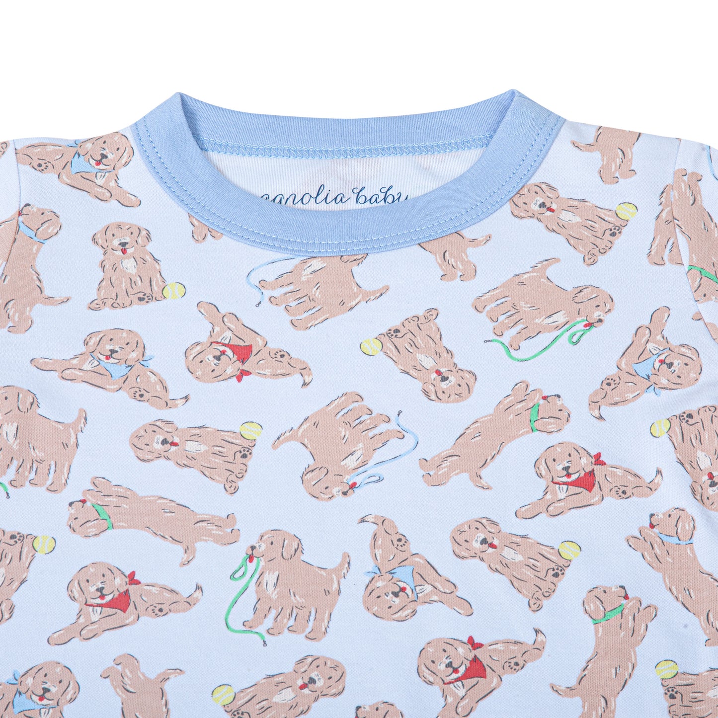 Golden Pup Long Pajamas