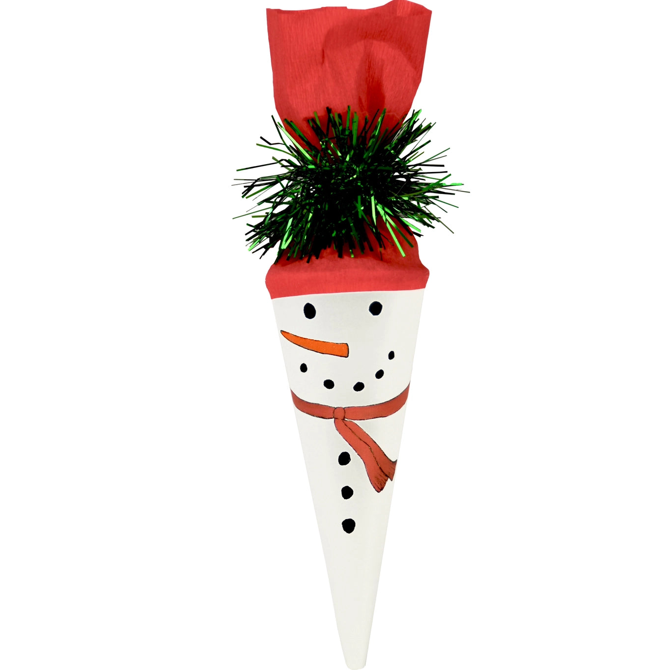 Mini 6" Snowman Surprise Cone