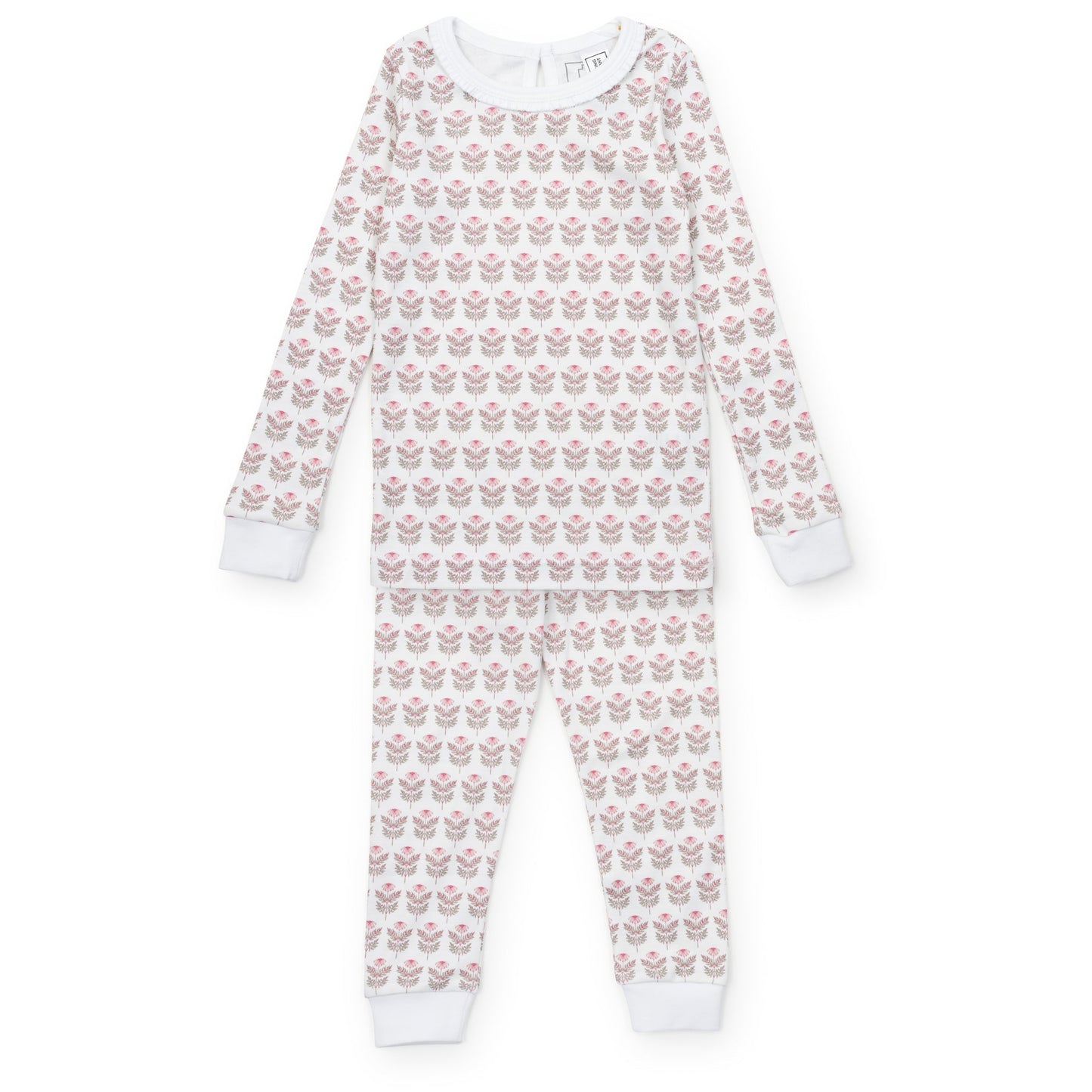 Lila and Hayes Ava Girls' Pajama Pant Set - Berkshire Batik Floral