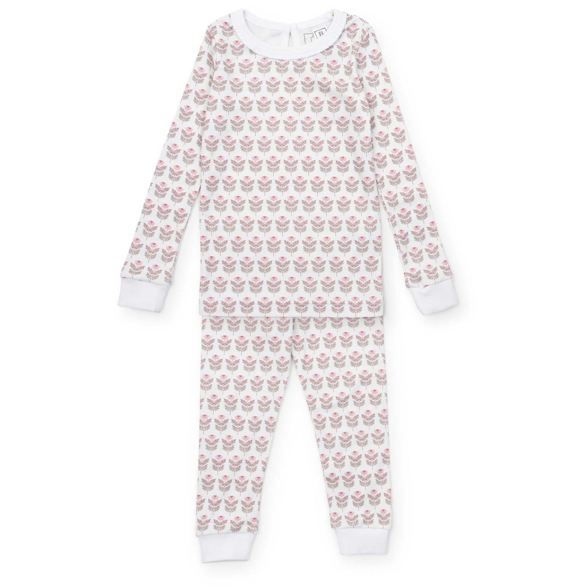 Lila and Hayes Ava Girls' Pajama Pant Set - Berkshire Batik Floral