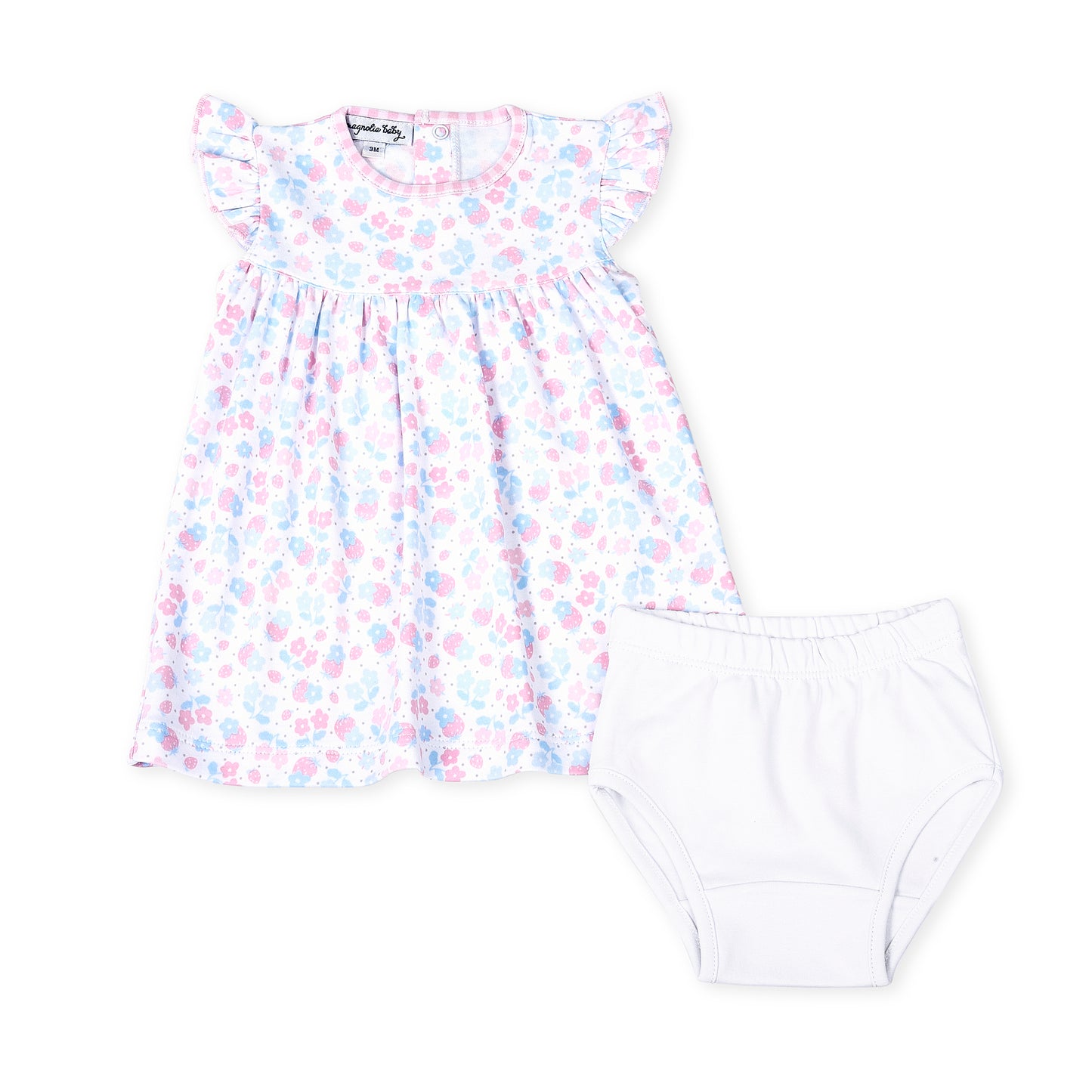 Sweet Strawberries Flutters Dress