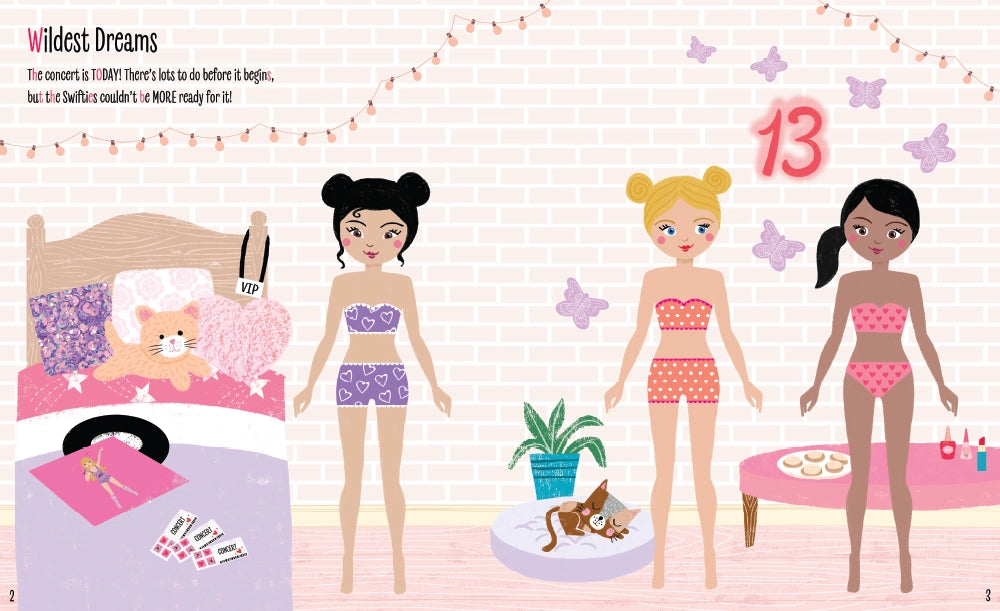 Sourcebooks My Sticker Dress Up: Swifties