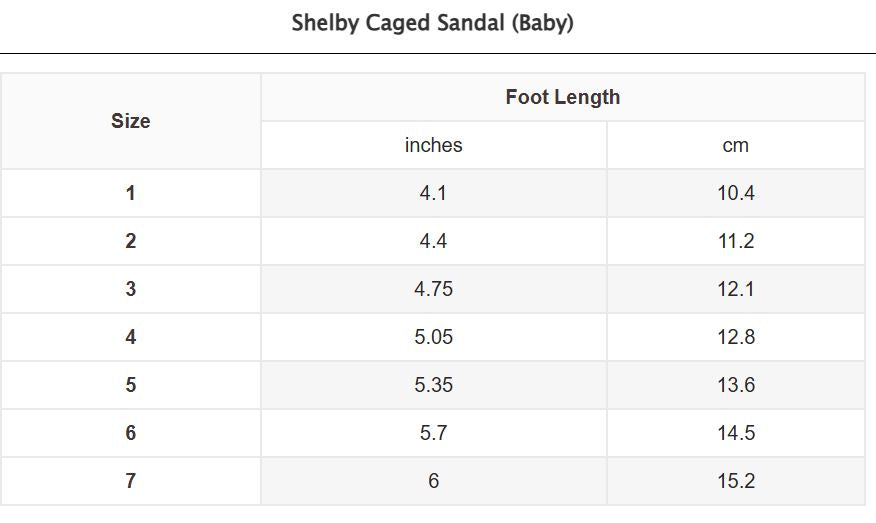 Baby Shelby Caged Sandal-Pink