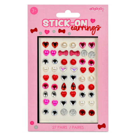 Stick On Jeweled Earrings