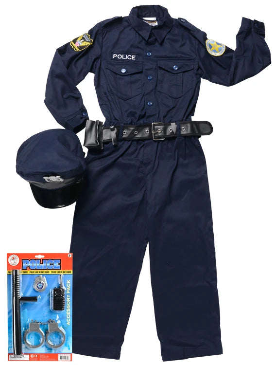 Police Officer Suit and Accessory Set